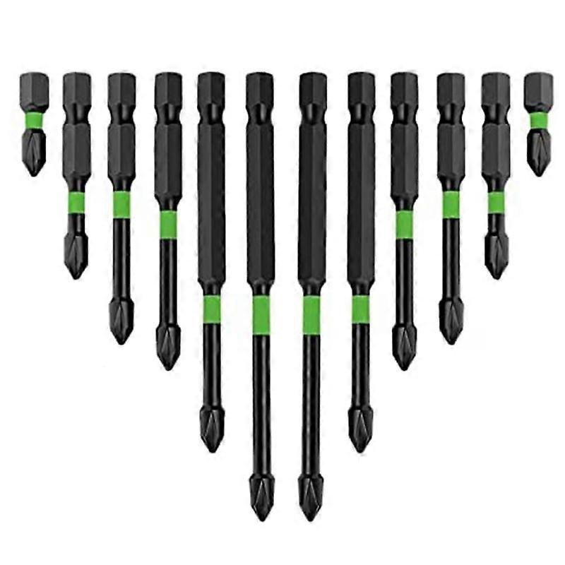 2023New Screwdriver Bit Set, 12Pcs S2 Driver Drilling Work Set