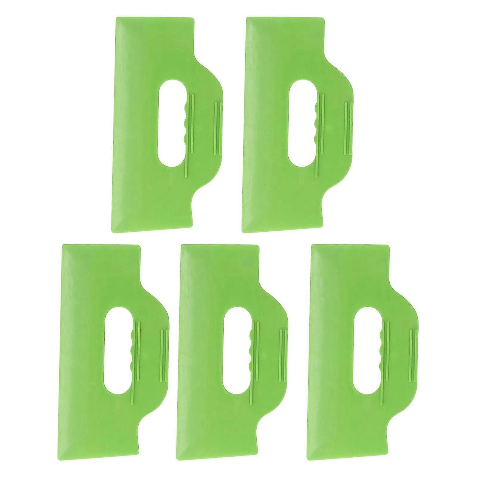 5Pcs Putty Scraper Flexible Plastic Paint Scraper Tool for Spackling Wallpaper Scraper Plastic Spatula Scraper Spackle