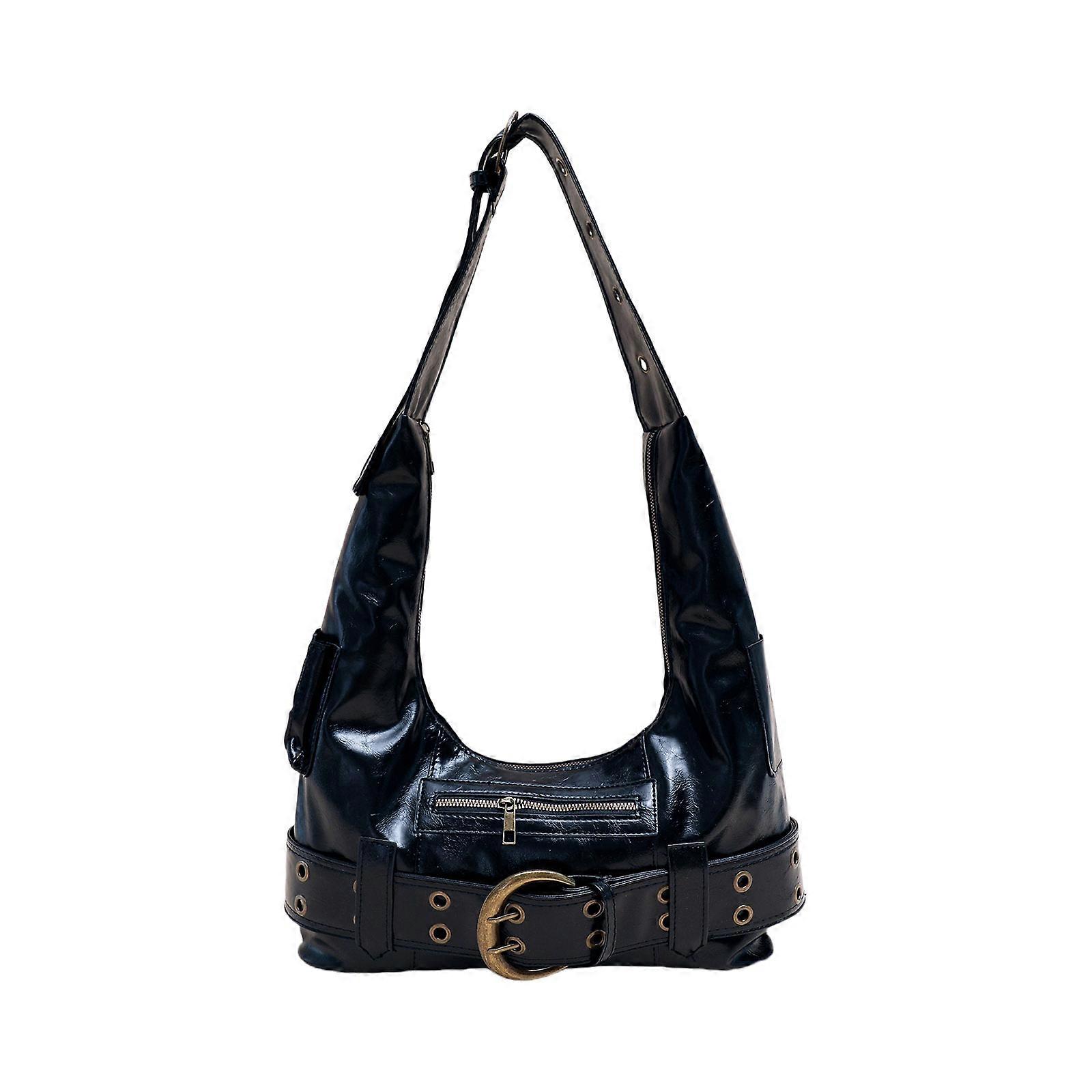Sac à main d’aisselle en cuir PU accrocheur avec des motifs distinctifs Sac à main d’épaule pour les femmes modernes qui aiment les styles uniques