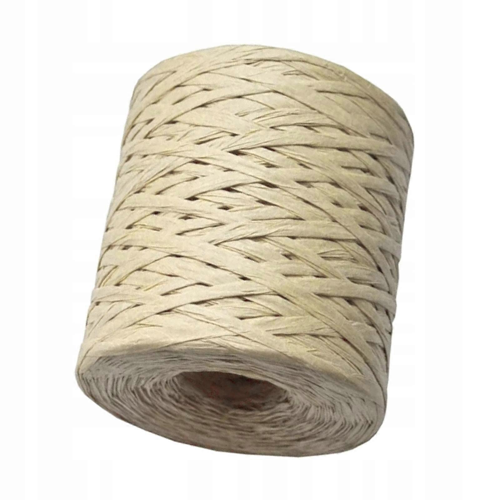 218.72yd Raffia Paper String For Party Gift Wrapping Beige