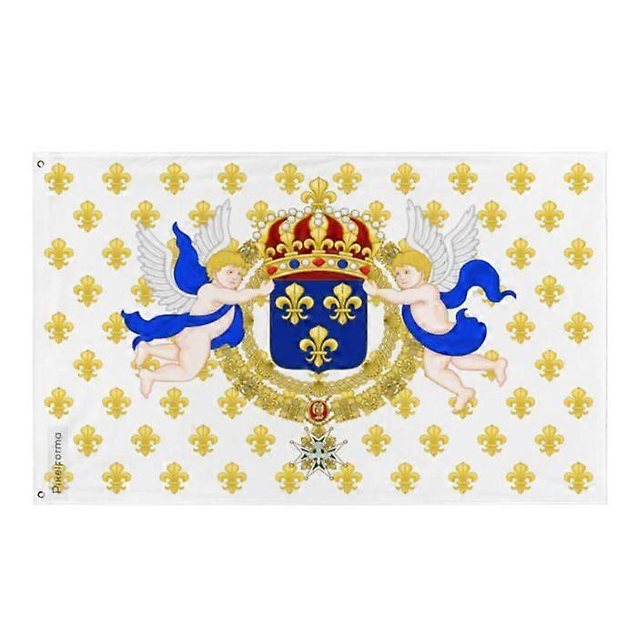 Flag - Louis XIV - 60 x 90 cm - Polyester - Double-sided print - Iron eyelets