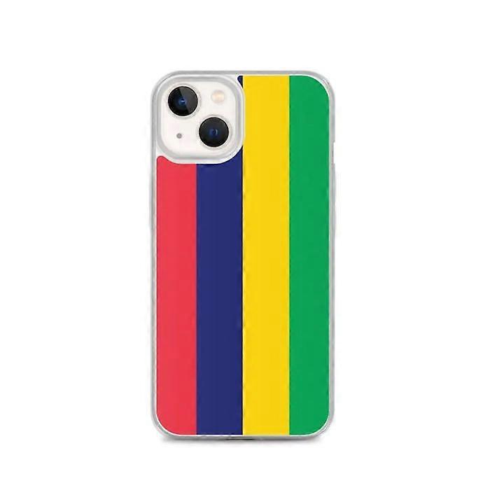 iPhone Case - PIXELFORMA - iPhone 13 - Flag of Mauritius - Soft Silicone - Lightweight Design