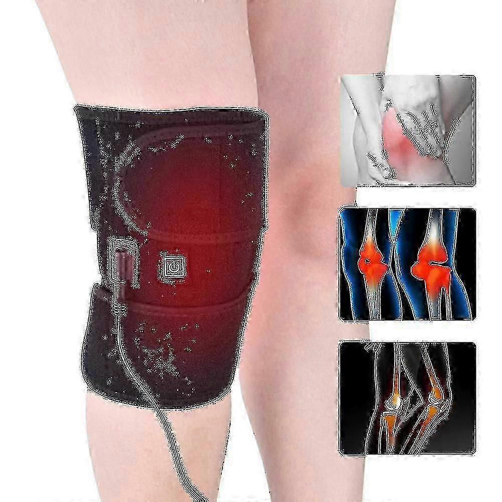Knee Heating Pad,heated Knee Brace With 3 Adjustable Temperature(1pcs)