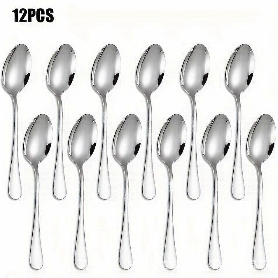 Stainless Steel Tablespoons With Rounded Edge