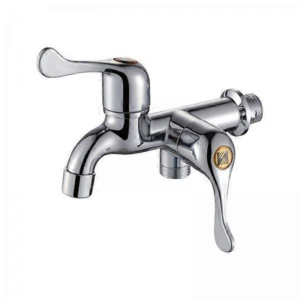 4xRobinet de salle de bain G1 / 2 Robinet Aérateur Robinet mural pour cour intérieure Style C