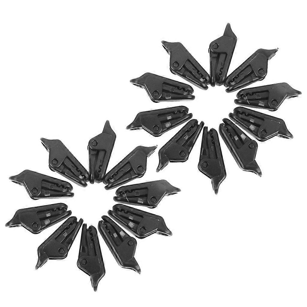20pcs Awning Tarpaulin Clamp Set Plastic Clamp Set