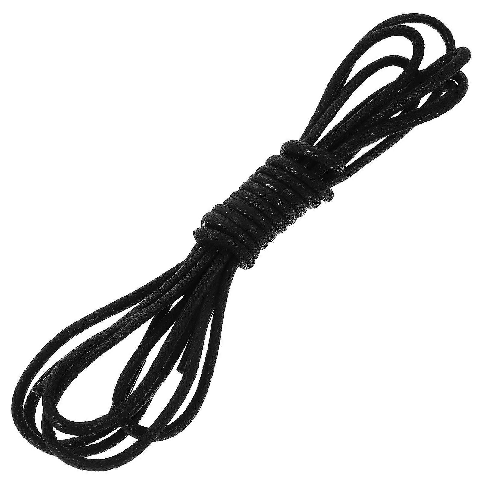 It seems like you're referring to a product listing for **waxed round shoe laces**. Here's a polished and professional product description you could
