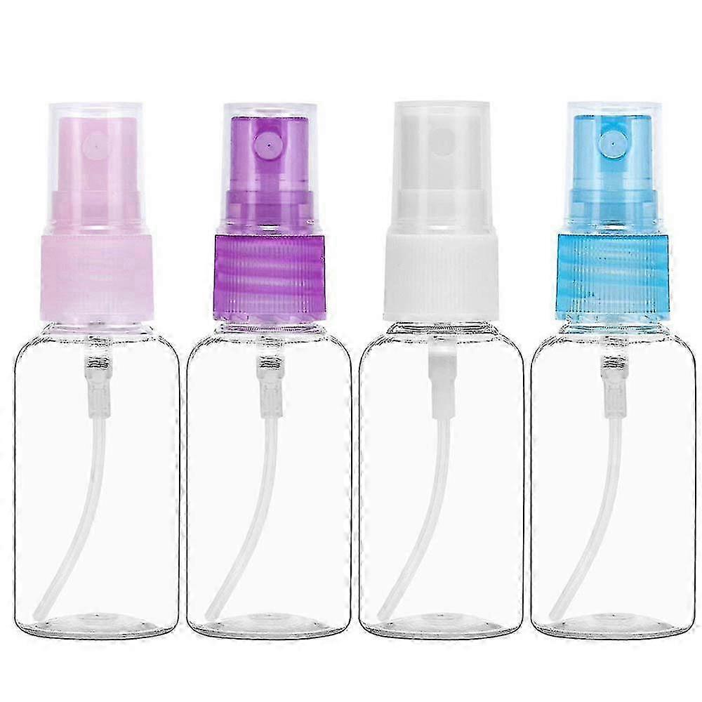 30 ml bärbar påfyllningsbar plastflaskor pump (4st)