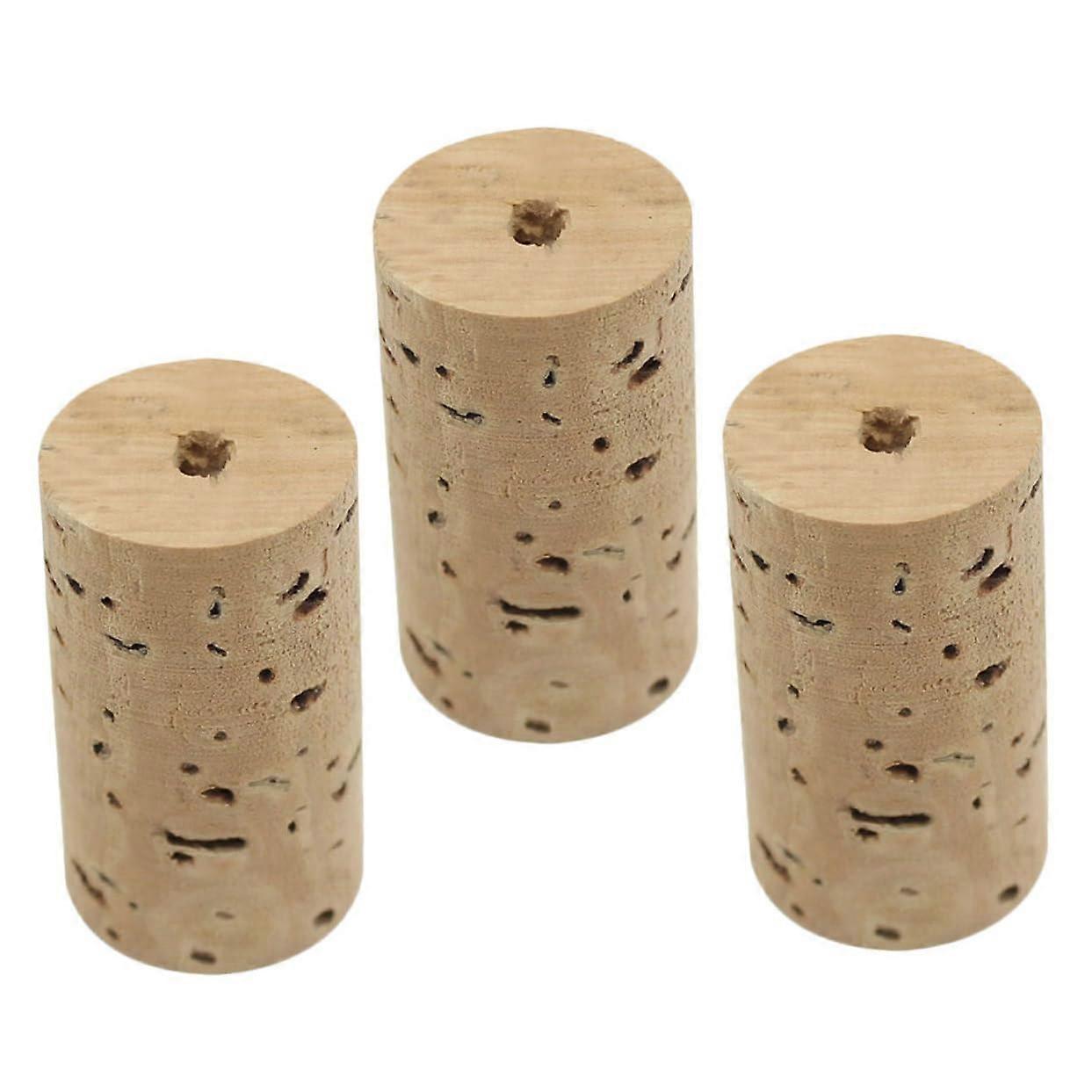Flute Corks Headjoint Plug - Wooden Headjoint Corks, Flute Repair Tools Kit, 2 Sets Of 3 Pcs