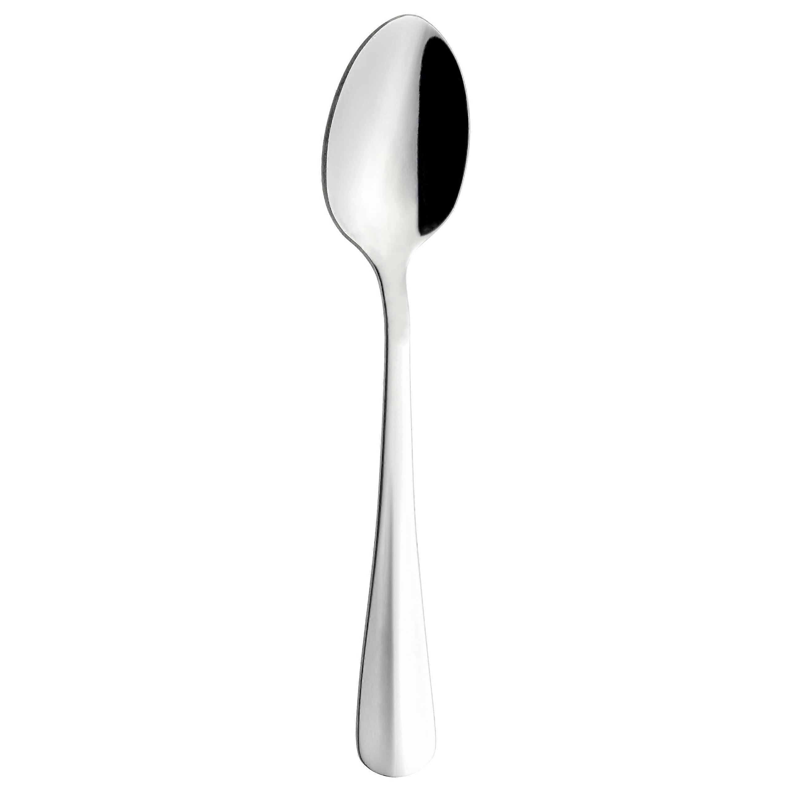 Baguette Pattern Teaspoons Set of 12, 18/0 Stainless Steel, 140mm Length, Mirror Finish for Everyday Use