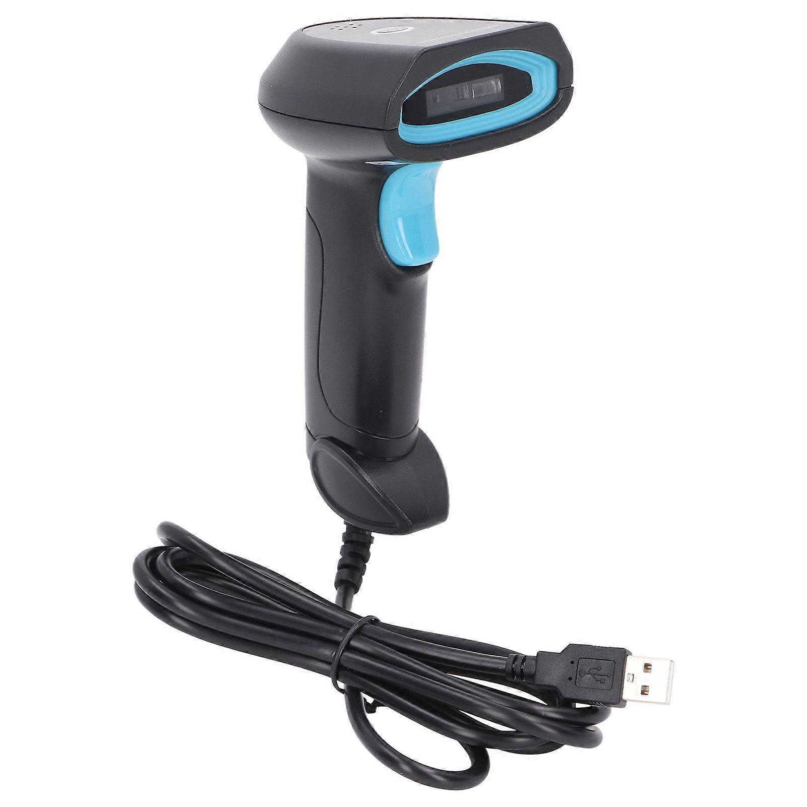 Højkvalitets U5-C USB-kablet version 1D CCD stregkodescanner rødt lys stregkode