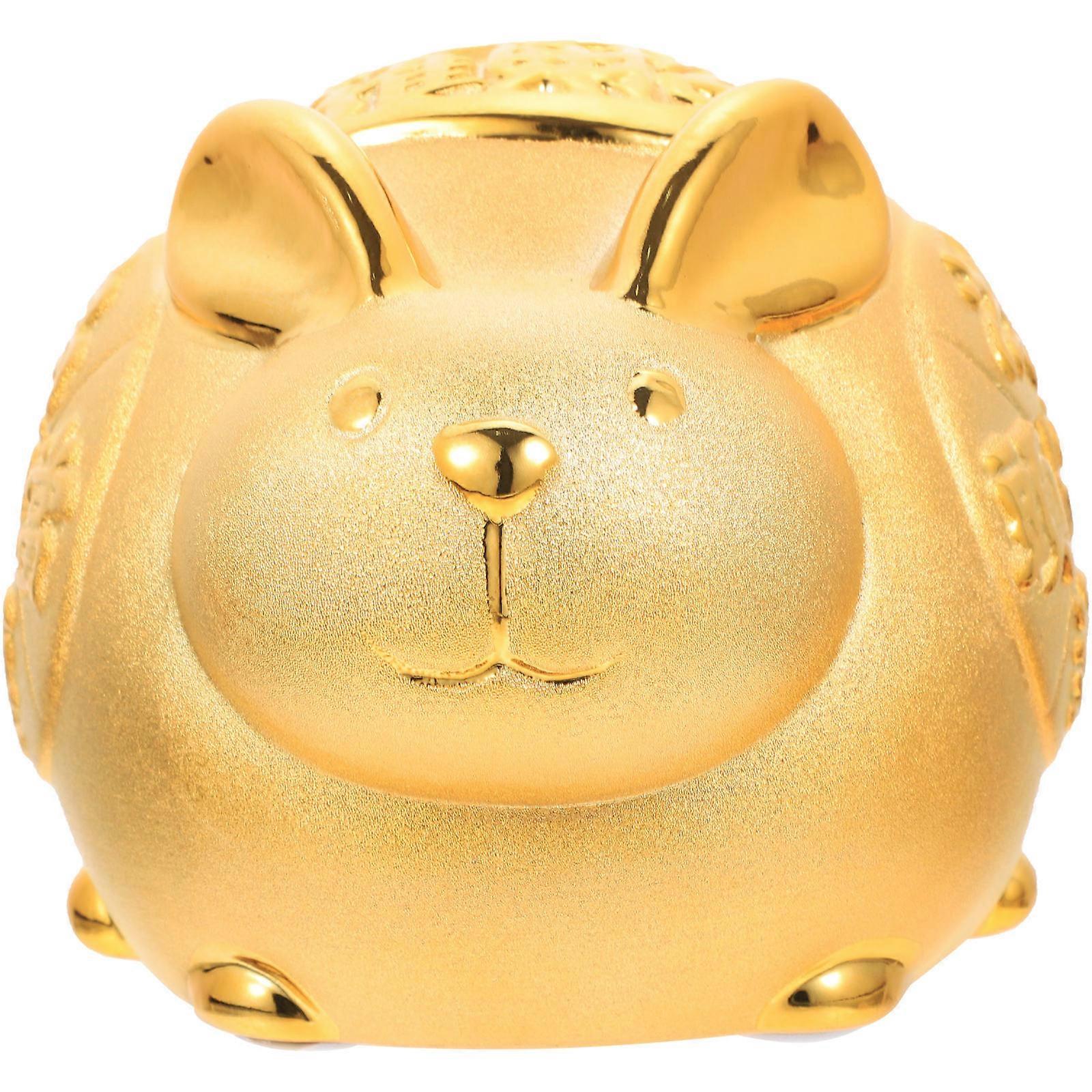 Functional Decorative Item, Rabbit Piggy Bank Inspires Saving, Fits Modern Interiors
