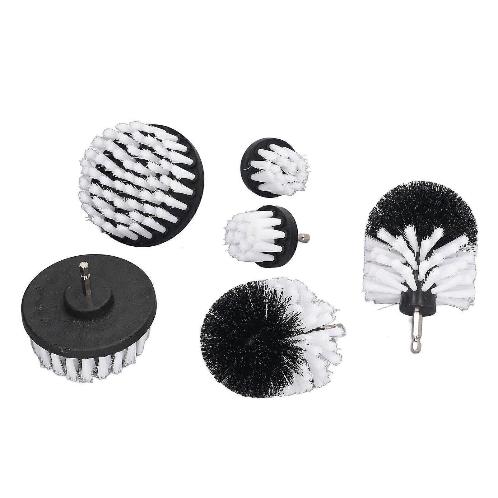 高品質の6ピースセットホワイトソフトワイヤー電気ドリルブラシ電気ドリル