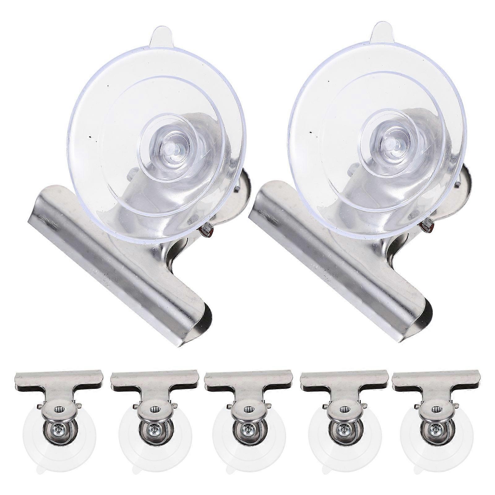 Heavy Duty Suction Pad and Clip, Displays Items Without Damage, Leaves No Marks Behind