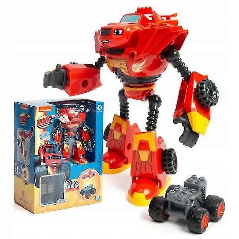 Blaze Monster Machines Cartoon Figure Plastic/alloy Deformed Robot Car Toy
