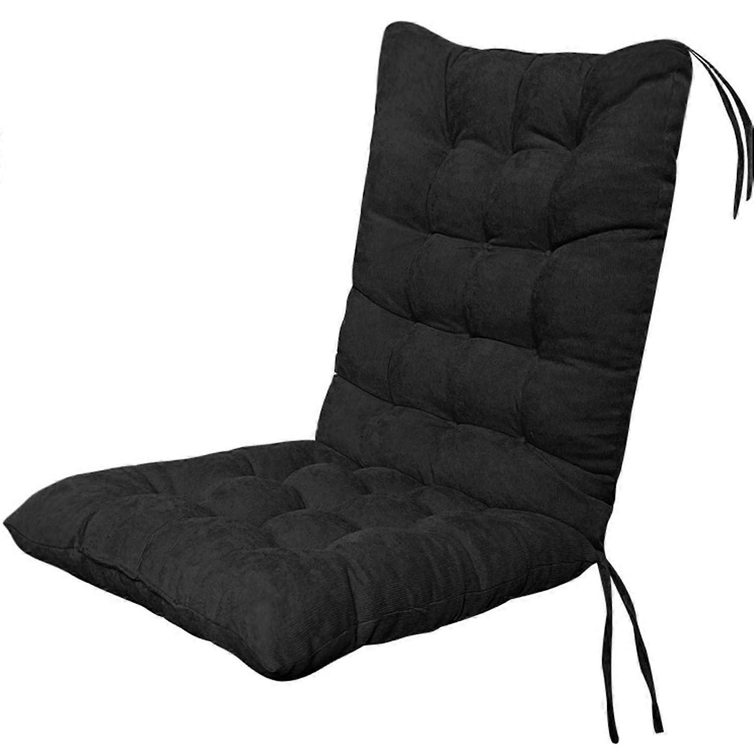 Chair Cushion with Back, 1 Piece, Upholstered Cushion for Chairs/Benches, 100x45cm