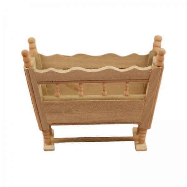 2x 1:12 Doll House Mini Cot Beds Simulation Supplies Decoration