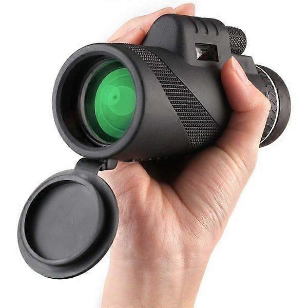 Monocular Telescope, 40x60 Compact Monocular Binoculars Waterproof Nig