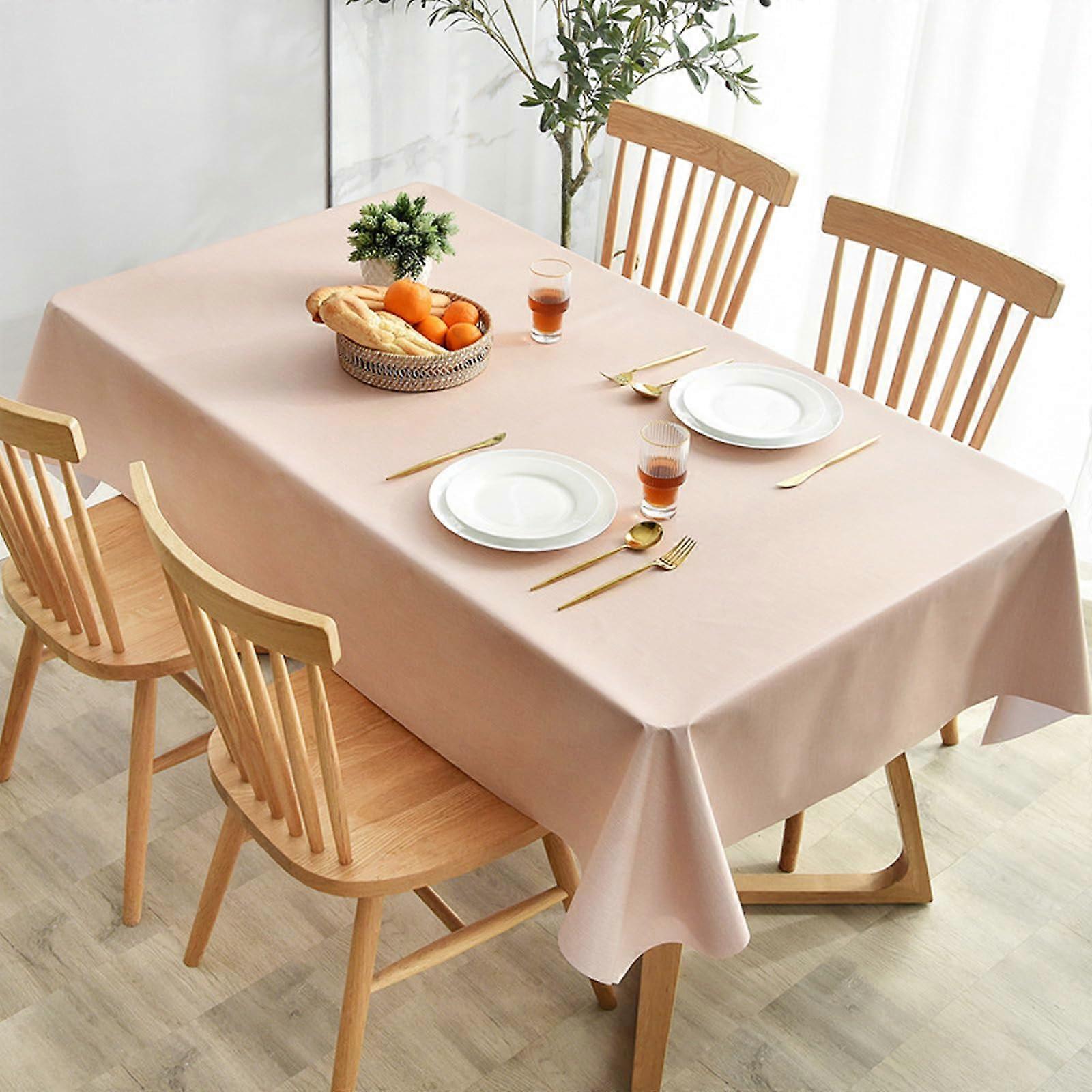 PVC tablecloth for rectangular tables, indoor/outdoor use, 140220cm
