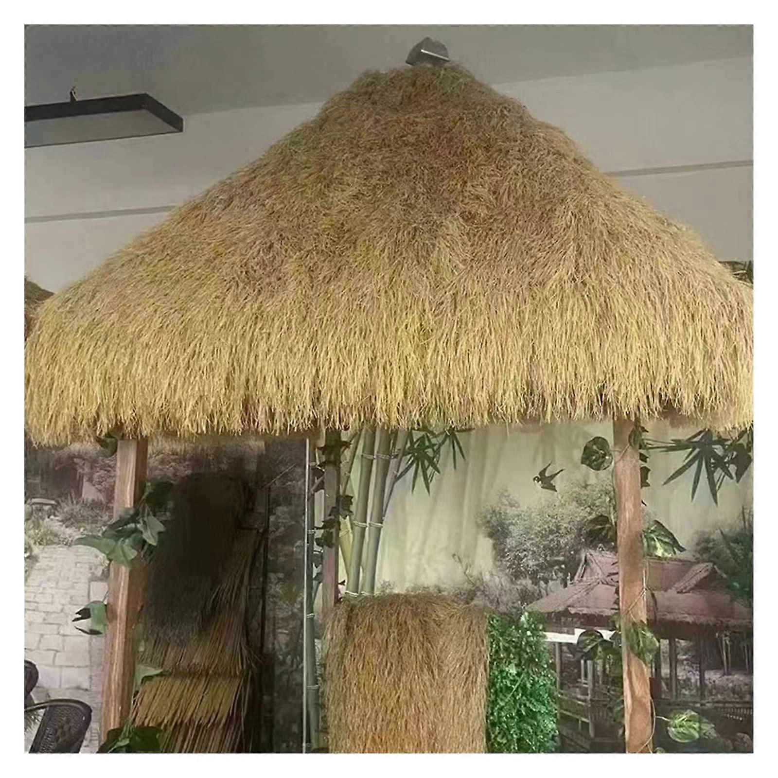 Mexican synthetic thatched roof, artificial palm thatch rolls, 39.4in x 12ft