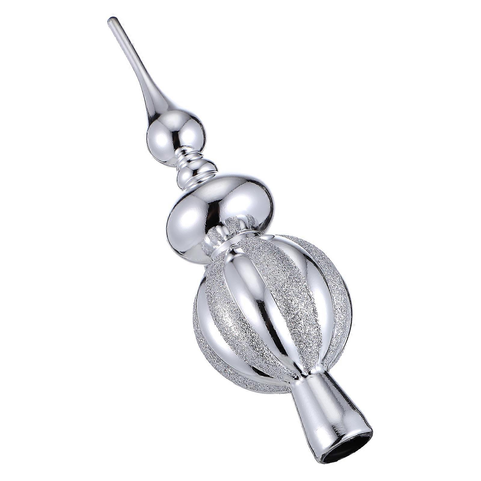 Compact Plastic Finial Decor, Enhancing Festive Atmosphere for Celebrations