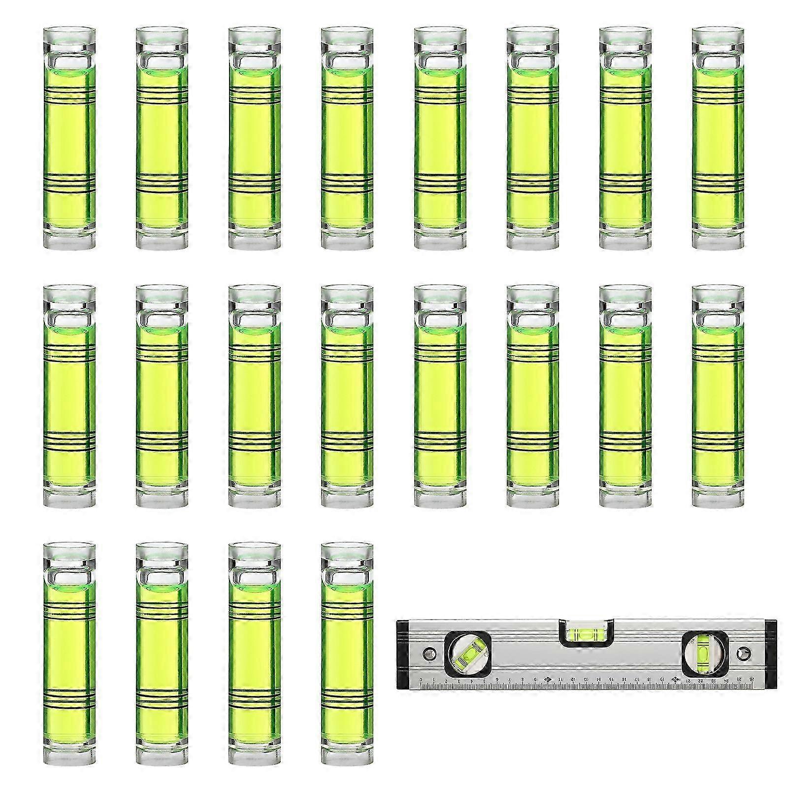50 Pcs Tiny Horizontal Rulers Small Bubble Levels High Precision Measuring Tools