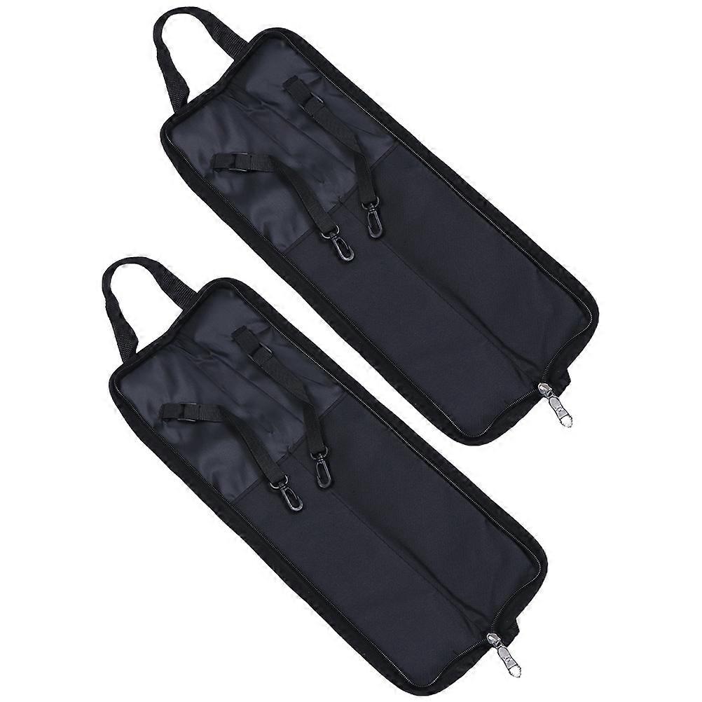 Universal Drum Stick Bag Compact Rectangular Shape Oxford Cloth 47X10cm Storage 2Pcs