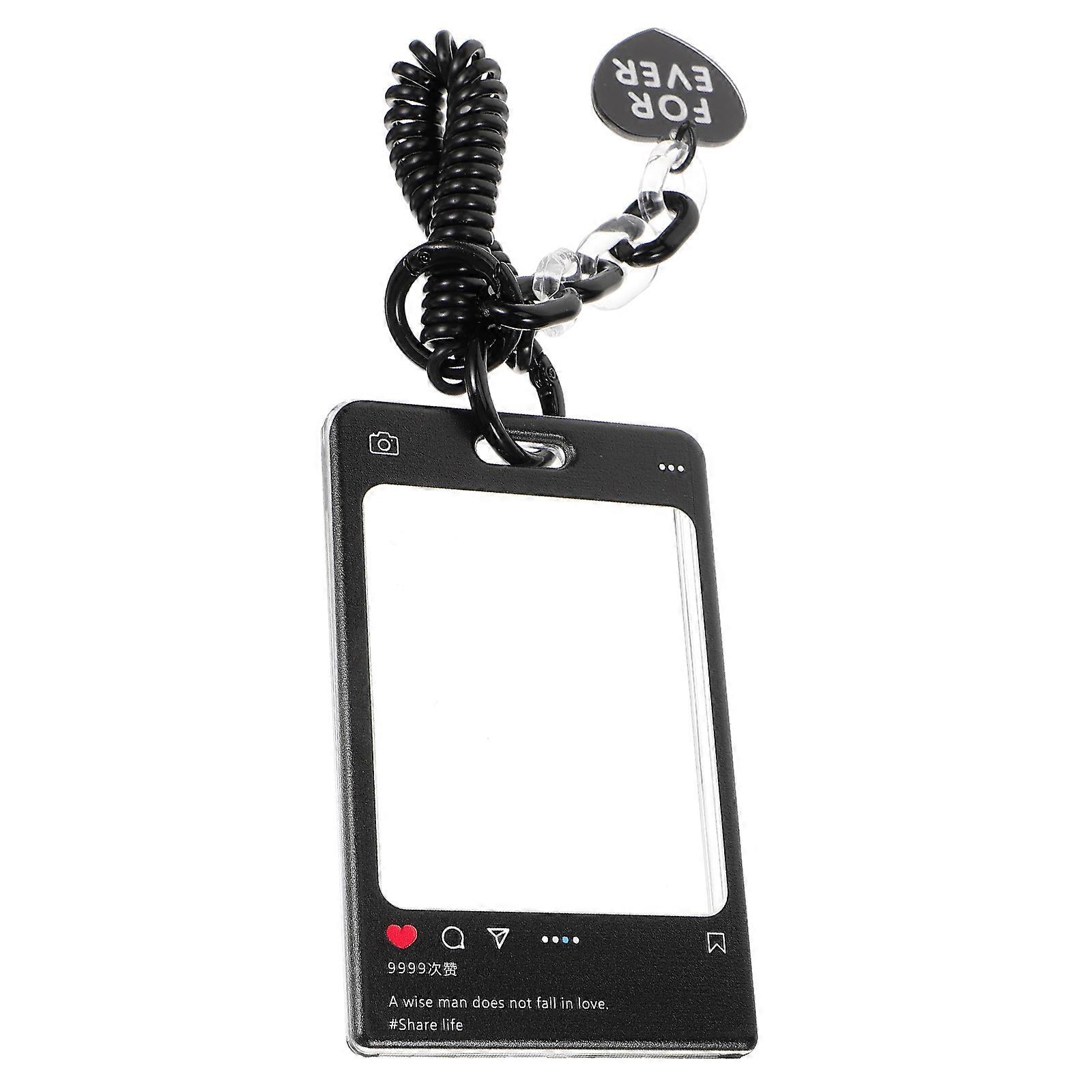 Acrylic Card Sleeve for Everyday Use Anti-Scratch Protection and Storage for Transportation Cards 1Set