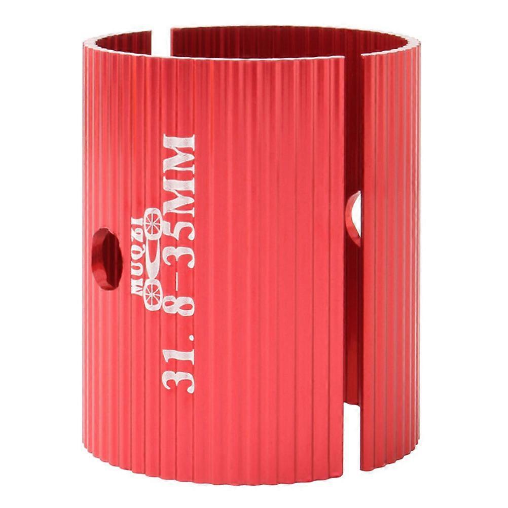 2pcs Handlebar Adapter Spacers 25.4mm to 31.8mm Red Aluminum Alloy for Accessories