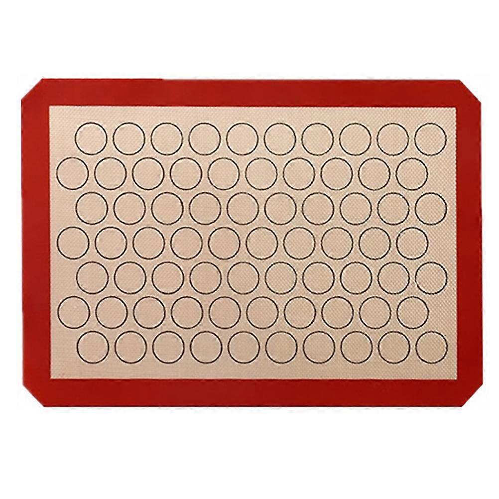 Nonstick Baking Mat Silicone Baking Sheet For Baking Coffee Color Heat Protection 1Set