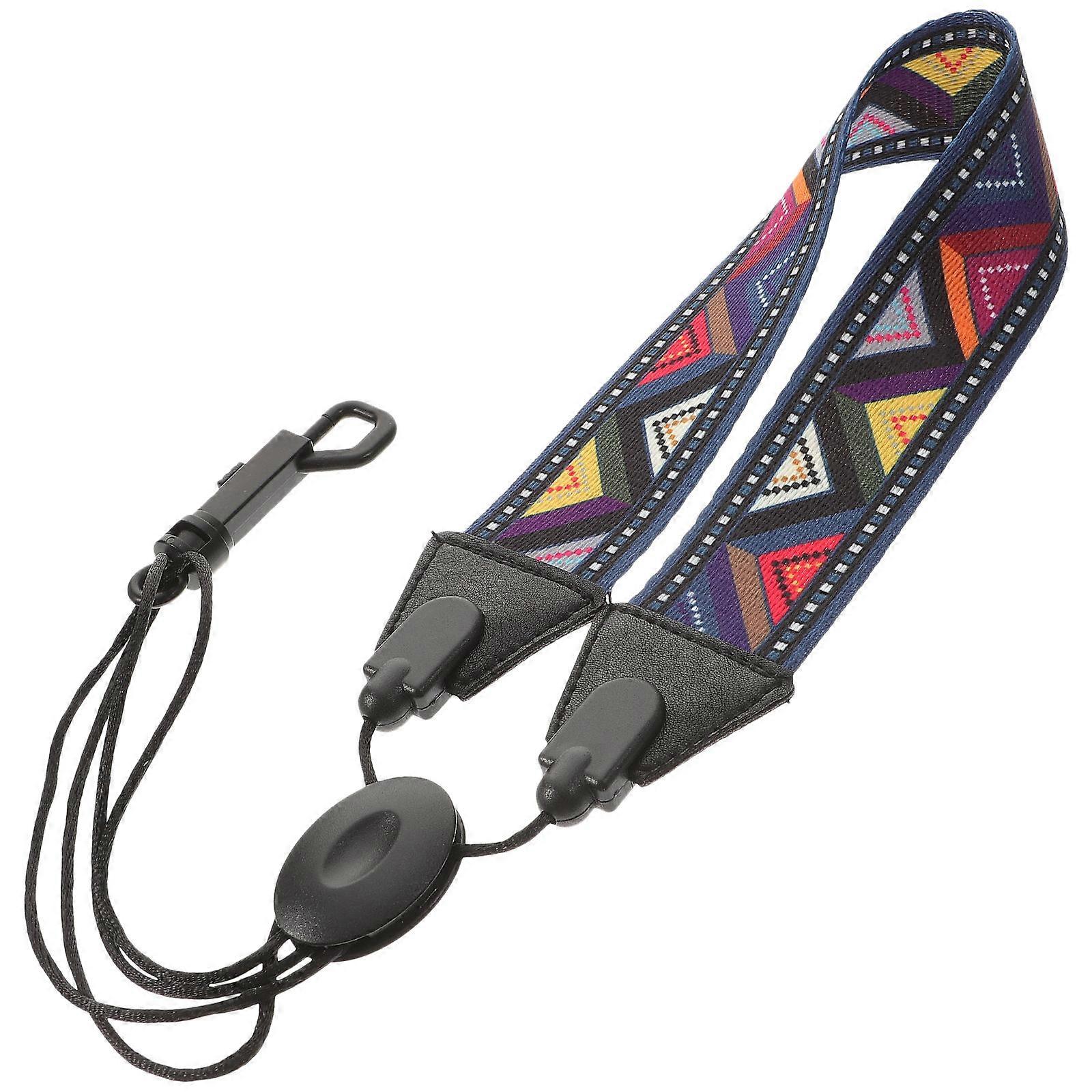 Portable Saxophone Strap Adjustable Neck Multi-colored 424X3.8cm For Musical Performance 1Pack