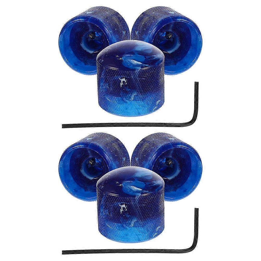 Guitar Volume Control Knobs Potentiometer Knobs Tone Control Plastic Dome Shape 8Pcs For Live Shows