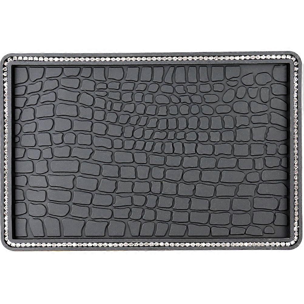 Pads For Car Dashboard Non Slip Pad Black 20x13cm Non-Slip Reusable 1Set