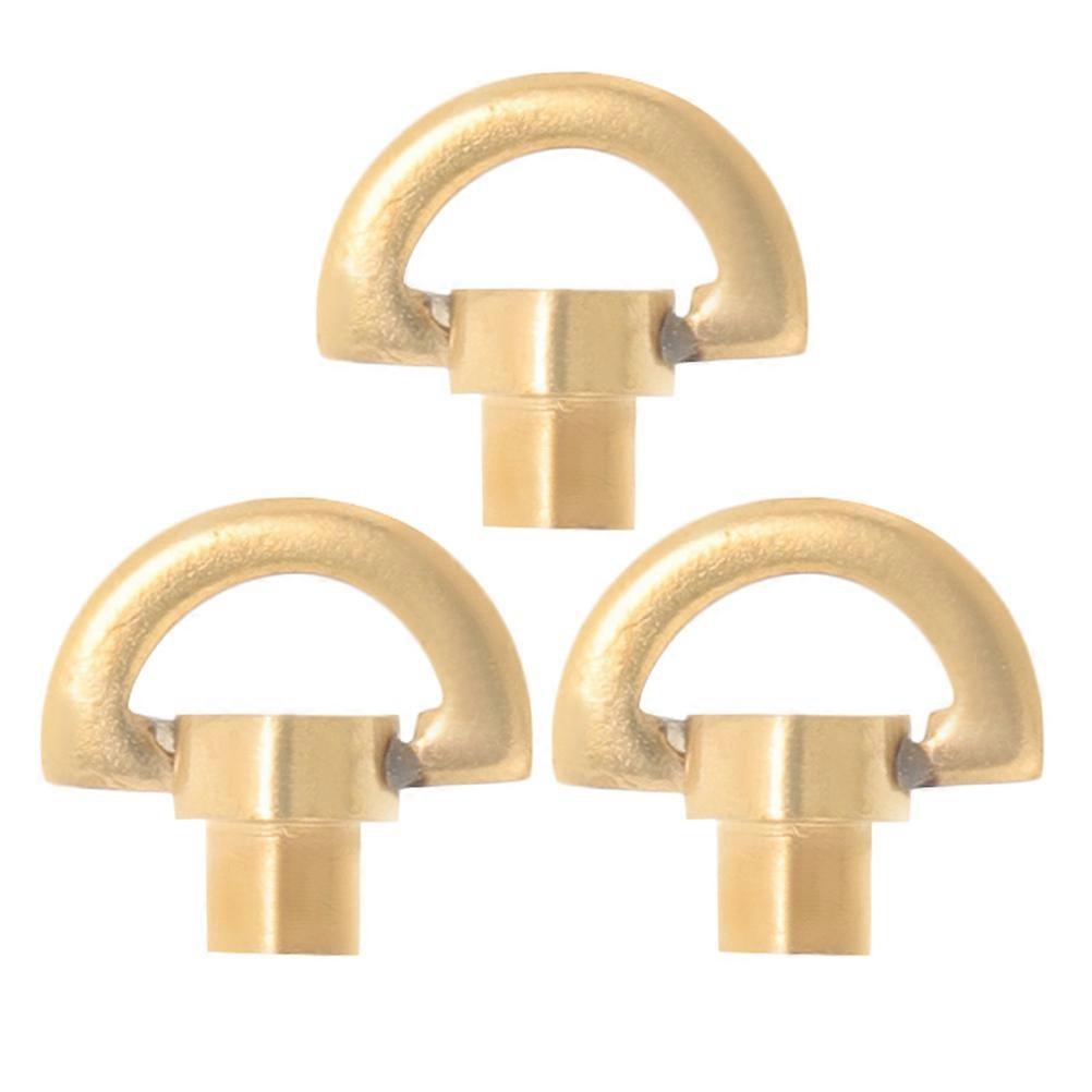 3pcs Mini Winding Keys for Music Box, Compact Metal Knob Handles for DIY Projects, Pitch Finetuning Replacement Music Box Accessories