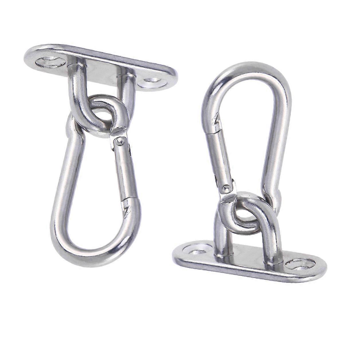 Hook For Ceiling Hanging M5 Ceiling Wall Mount Bracket U-Shaped 304 Stainless Steel Yoga Swings 2Pcs