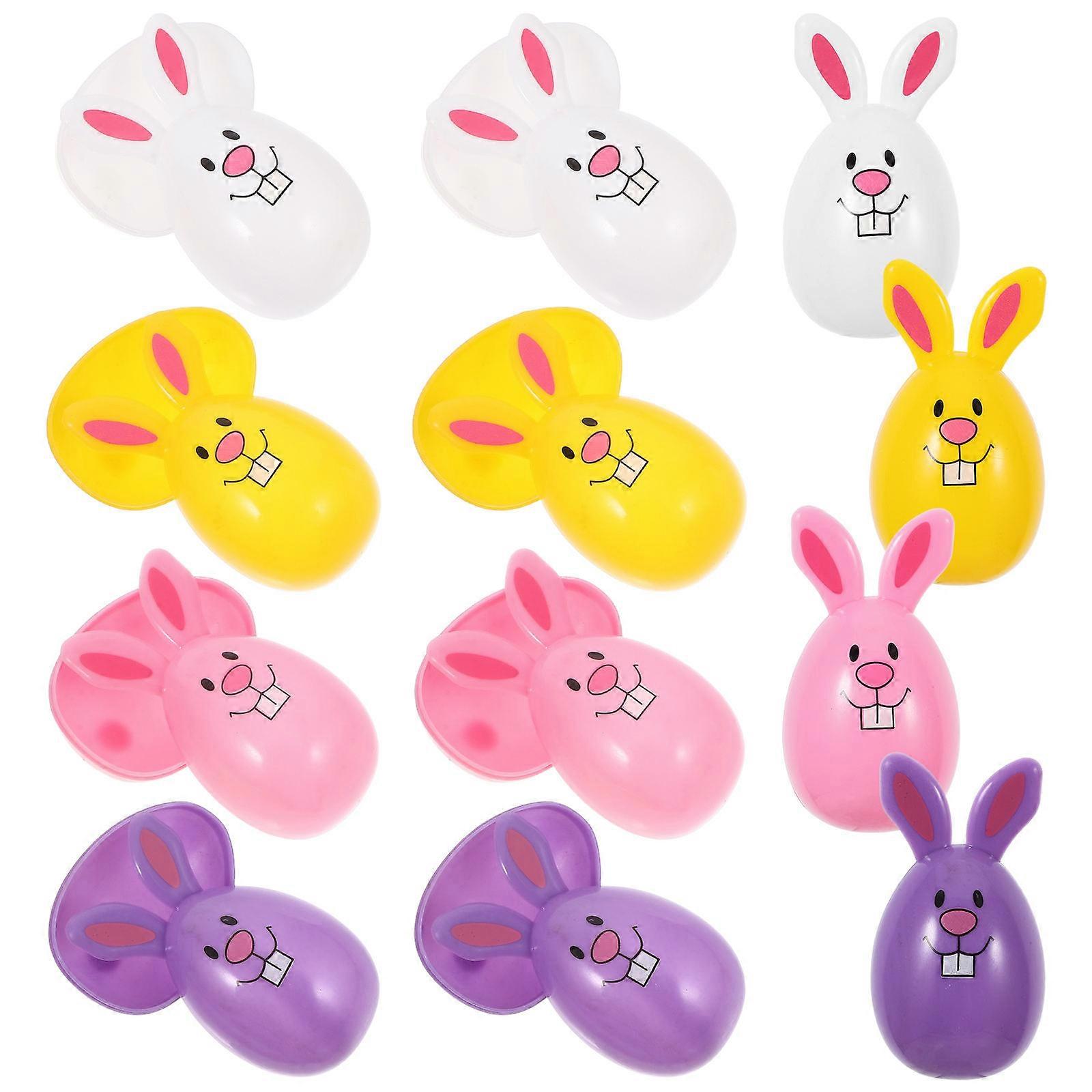 20pcs Openable Easter Eggs, Cute Decorative Eggs for Crafts, Roomy Interior for Candies, Versatile Holiday Decorations