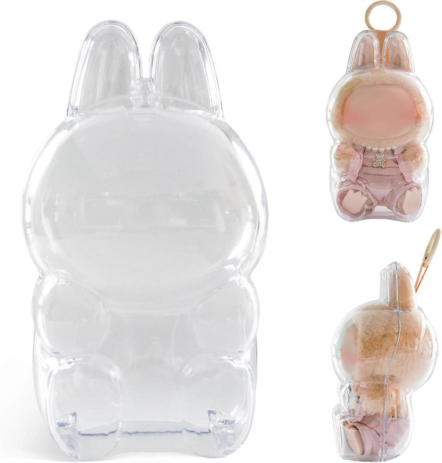 2025 أحدث طراز 1 قطعة ل LABUBU مع مقعد من الفينيل أفخم دمية واقية