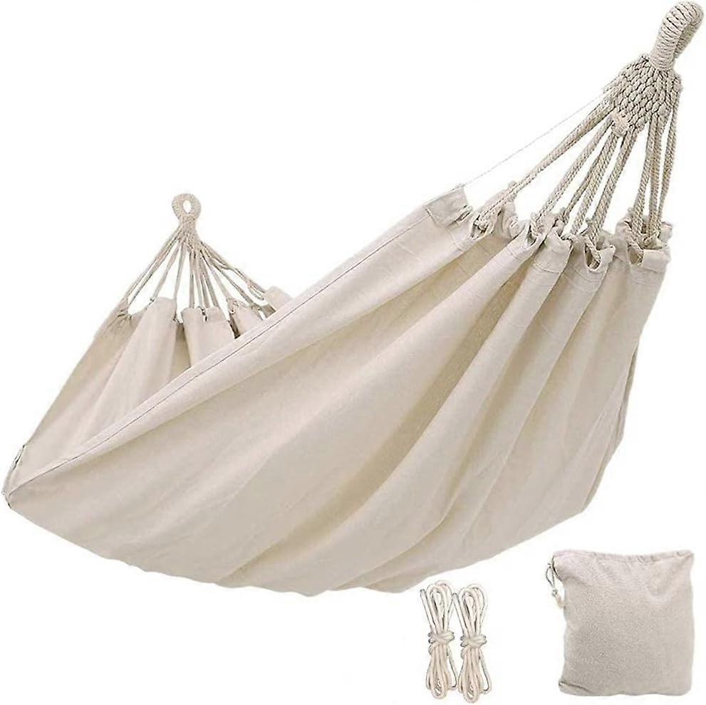 أرجوحة تخييم حديقة في الهواء الطلق ، 2 شخص أرجوحة قماش أرجوحة ناعمة سوينغ النوم المحمولة مع حقيبة حمل لساحة الفناء