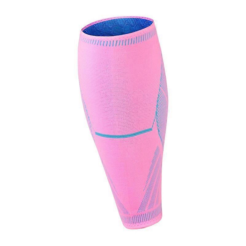 2pcs Calf Compression Sleeves for Men and Women Footless Compression Socks Support for Varicose Veins Nursing Pregnancy Running Leg Sleeve Brace Pink
