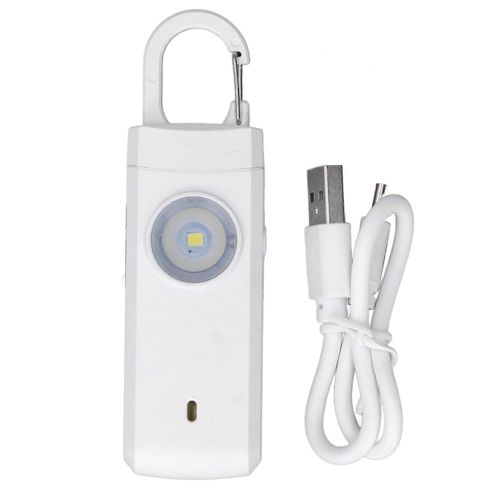 Portable Security Alarm Keychain, 130dB Sound Light, Emergency Alarm for Women, Men, Kids and Elderly