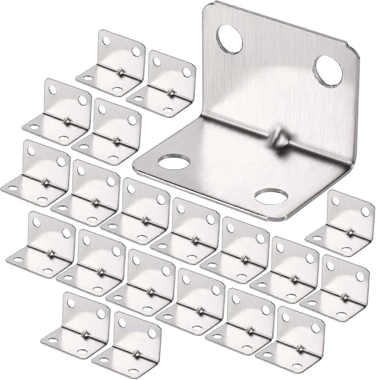 100pcs 90 degree angle braces angle braces, right angle brackets for fixing fence table frame
