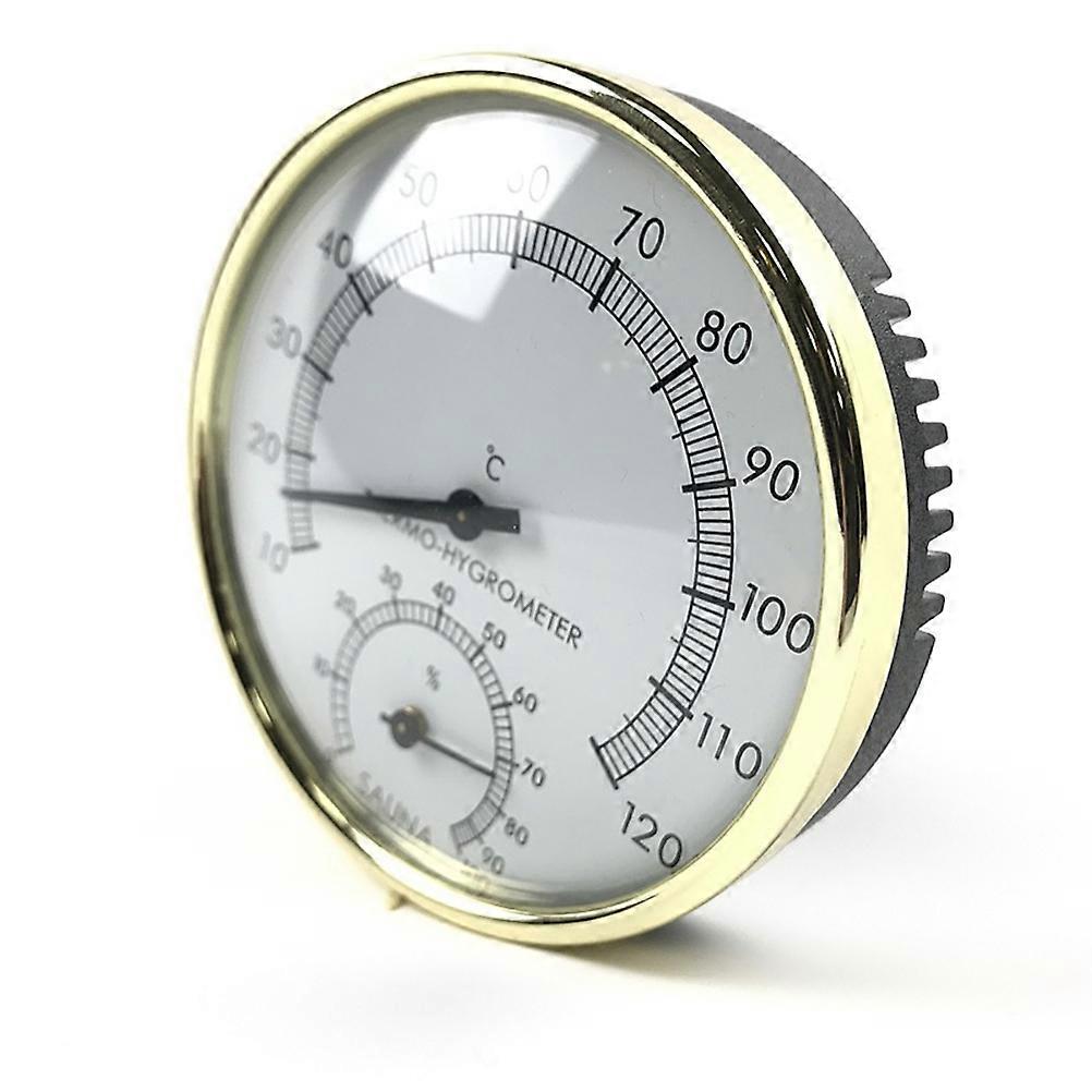 Sauna Supplies Humidity Meter High Precision Sensor Pointer ABS Material Sauna 10x10x4cm 1Pack