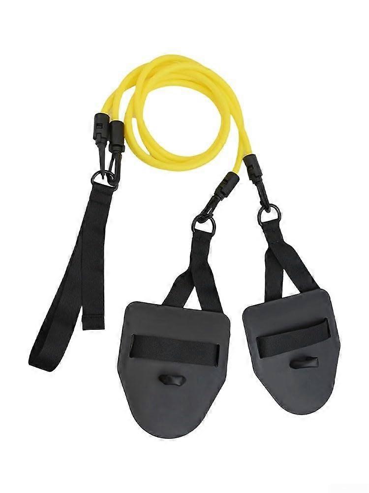 Dryland Swim Trainer with Resistance Band for Improved Upper Body Strength and Technique Improvement (Red, 30lbs)