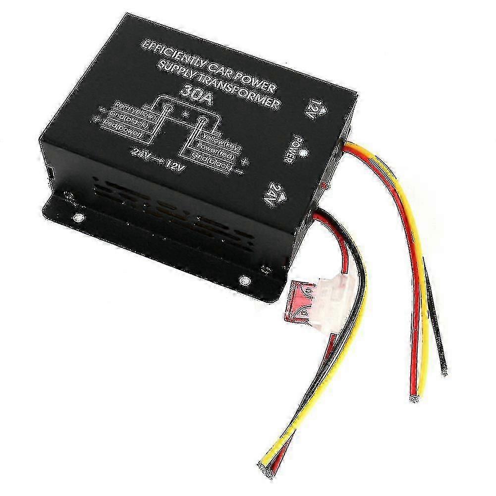24V do 12V 30A Zasilanie samochodu Konwerter transformatora Truck Bus Dvd Audio Modyfikacja Efficient Ve