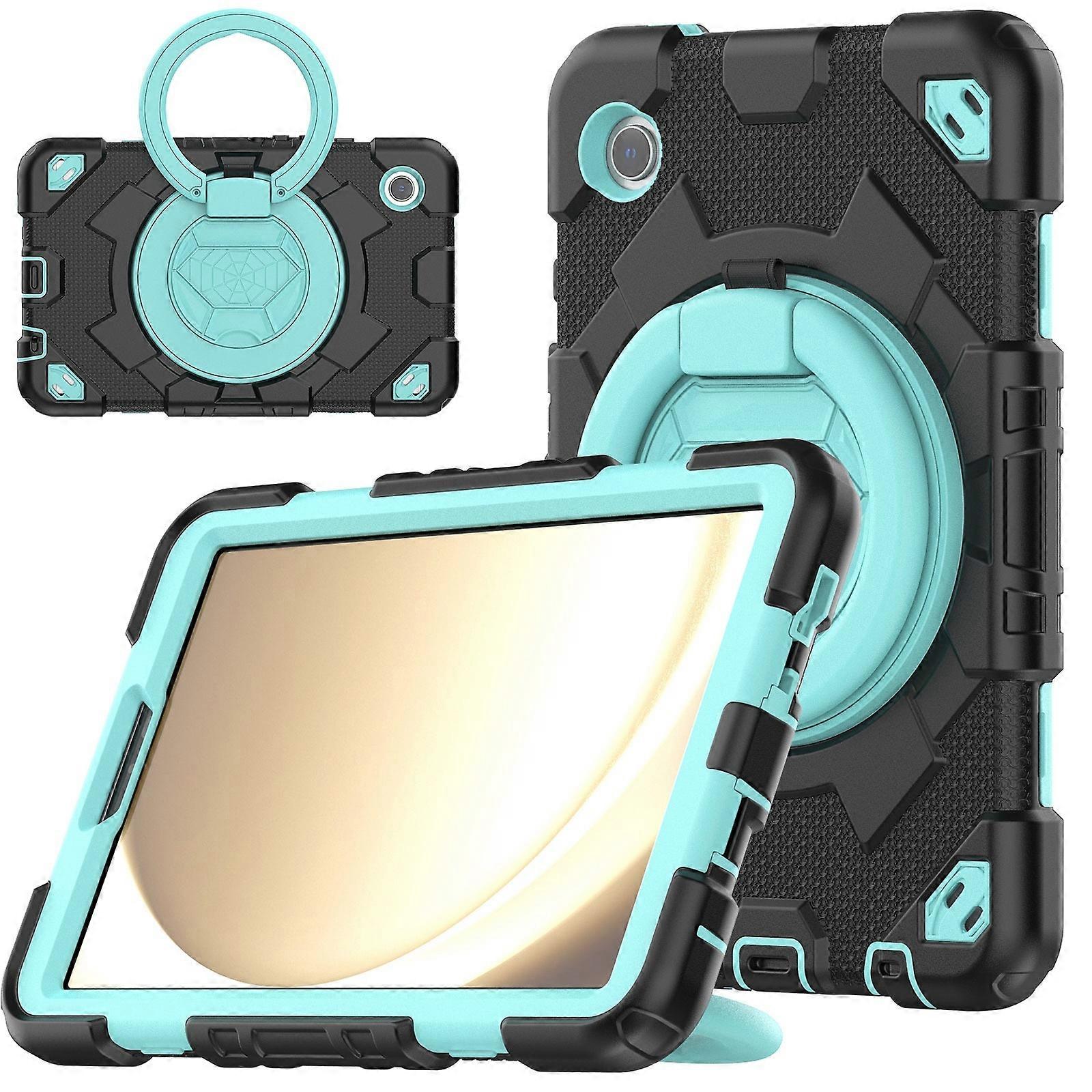 Spider Rotation Handle Silicone Hybrid PC Tablet Case