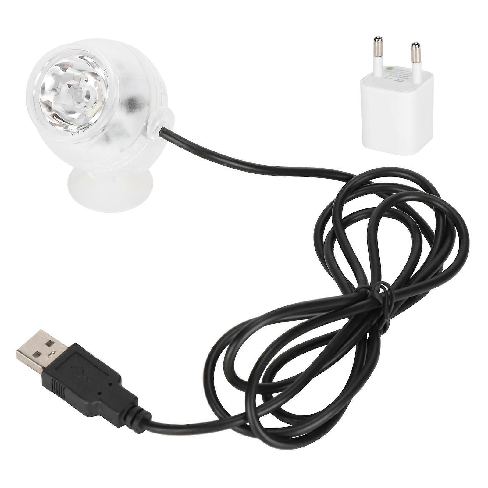 LED Fish Tank Spot Light IP68 Waterproof Submersible Fish Tank Lamp Aquarium Light EU Plug 100‑240V7 Color Light