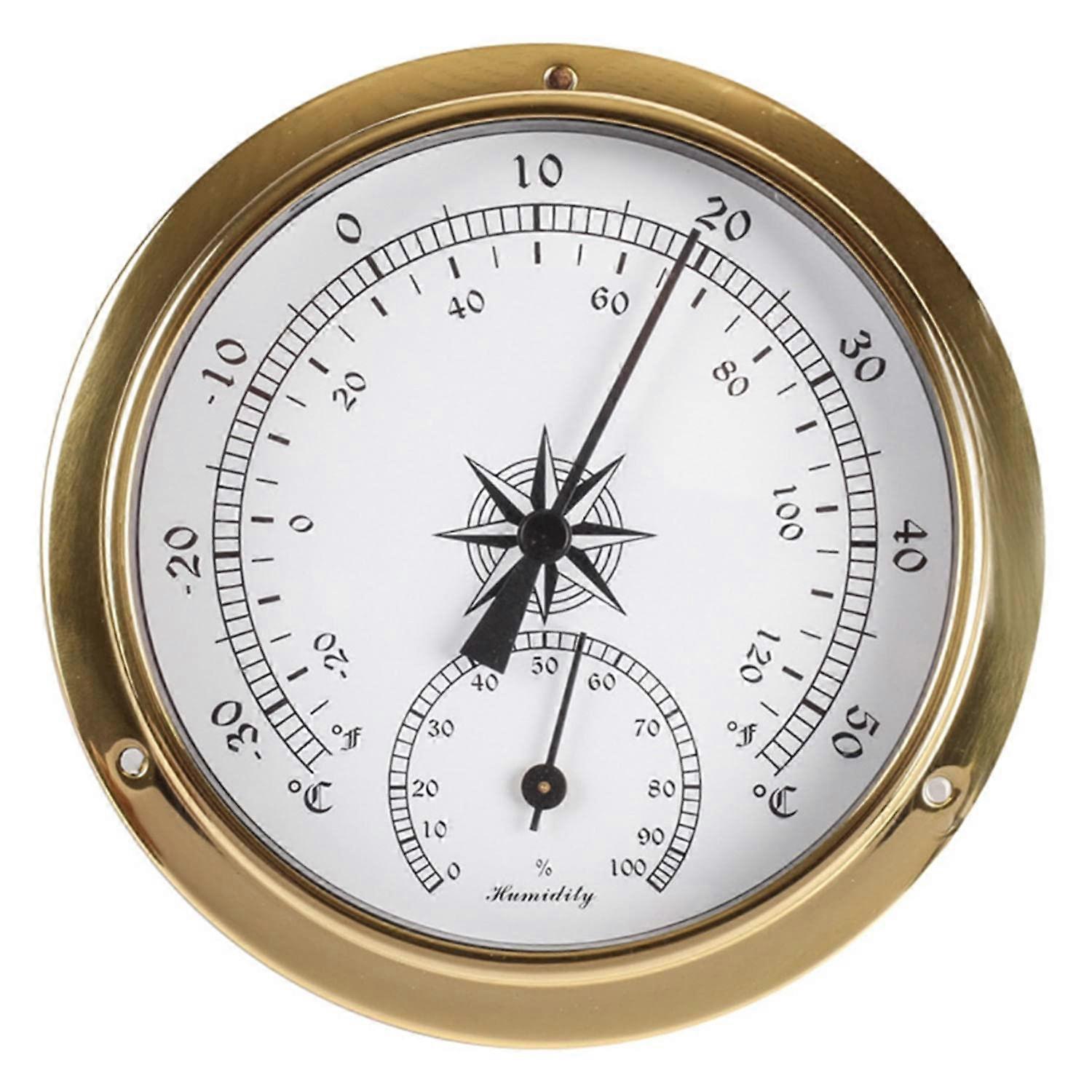 Traditional Weather Station, Barometer, Thermometer, Hygrometer, Clock, Tide Meter Ref: 8385