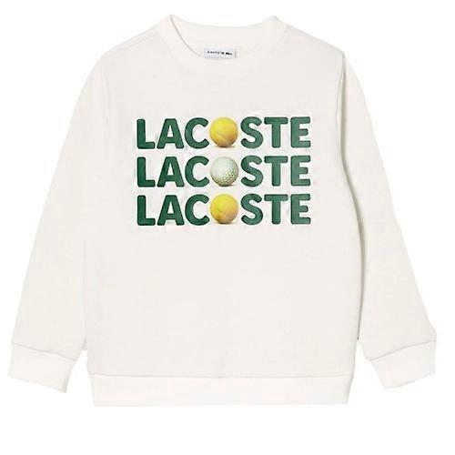 Lacoste Childrens/Kids Printed Fleece Crew Neck Sweatshirt