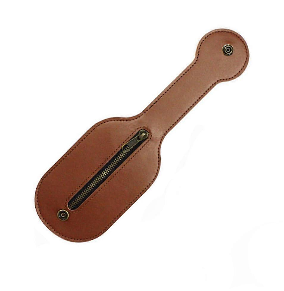 Mini portamonete in pelle da uomo Self Belt Bag, sacchetto di cambio monete Boston in pelle può essere messo in una borsa di pelle o avvolto su una cintura, marrone, stile retrò