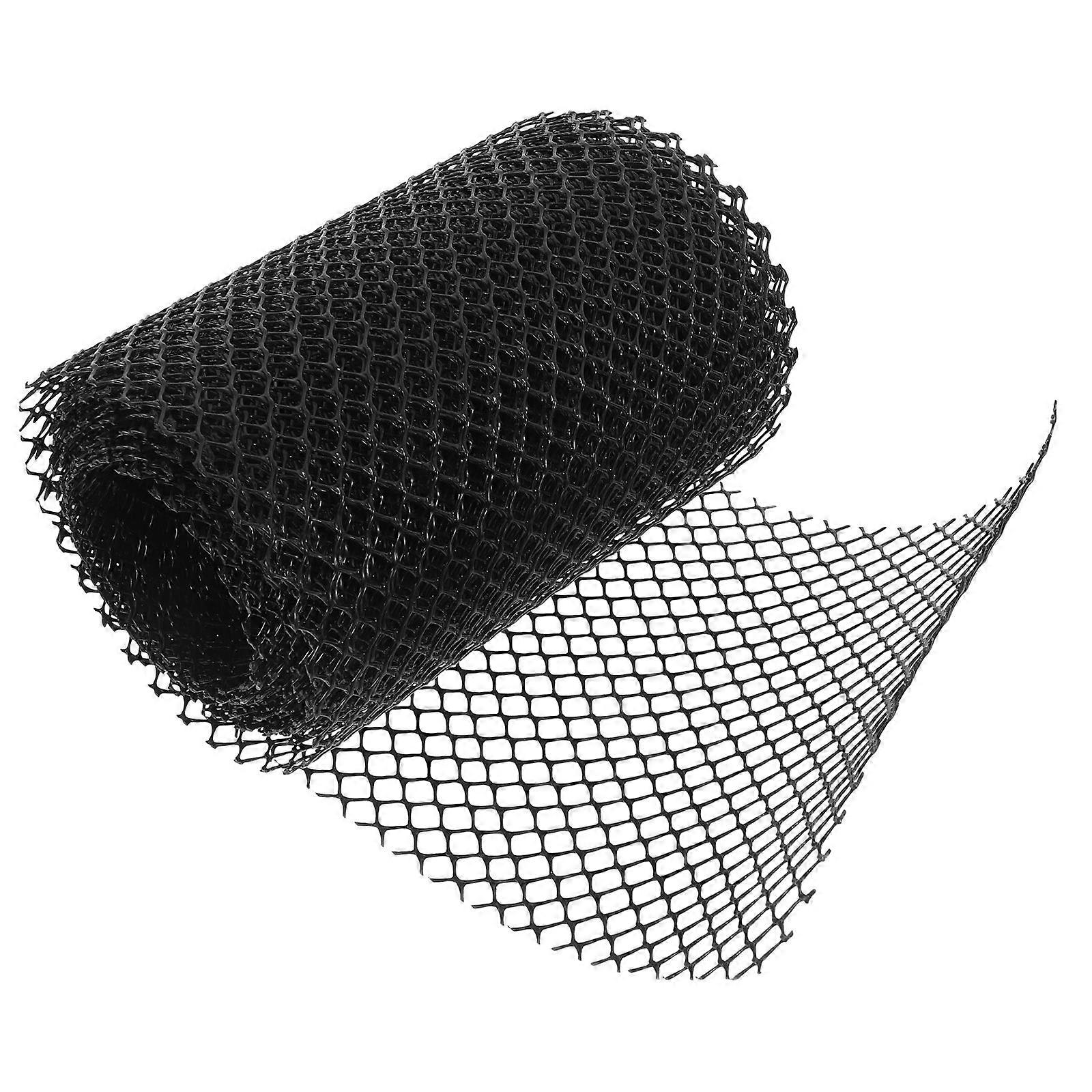 Durable Plastic Gutter Guard Roll Reusable Mesh Downspout Filter for Leaves, Twigs & Debris Protection Easy Installation Outdoor Drain Cover Net